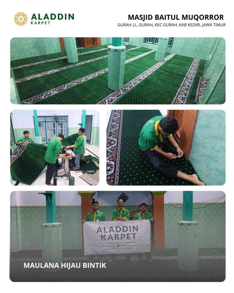 Jual Karpet Masjid Kediri Meteran Murah Siap Kirim Pasang Cepat
