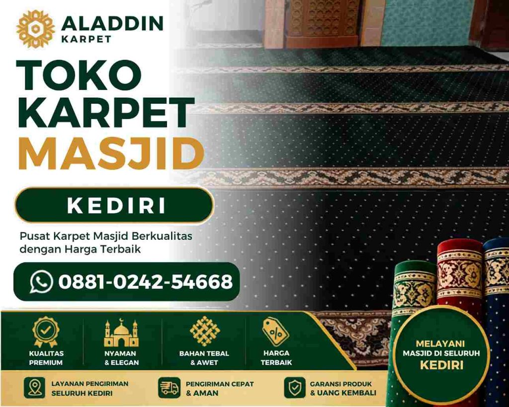 Toko Karpet Custom Kediri Untuk Masjid Rapi Dan Nyaman